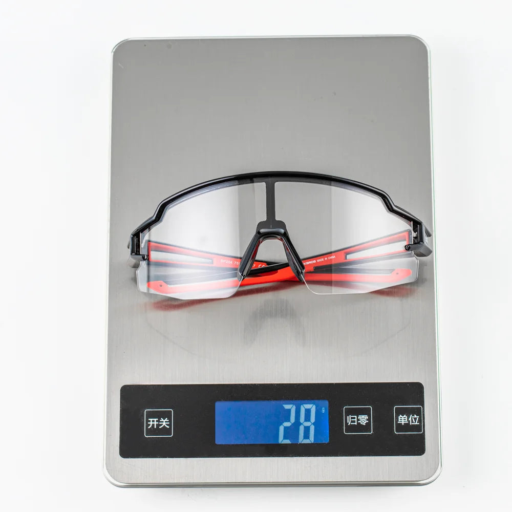 ROCKBROS Photochromic Polarized Cycling Glasses Built In Myopia Frame
