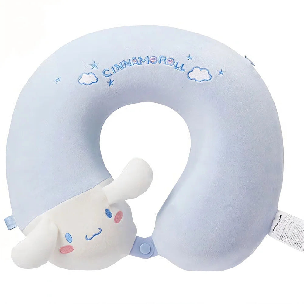 MINISOCN Sanrio U Shaped Memory Cotton Neck Pillow for Adults
