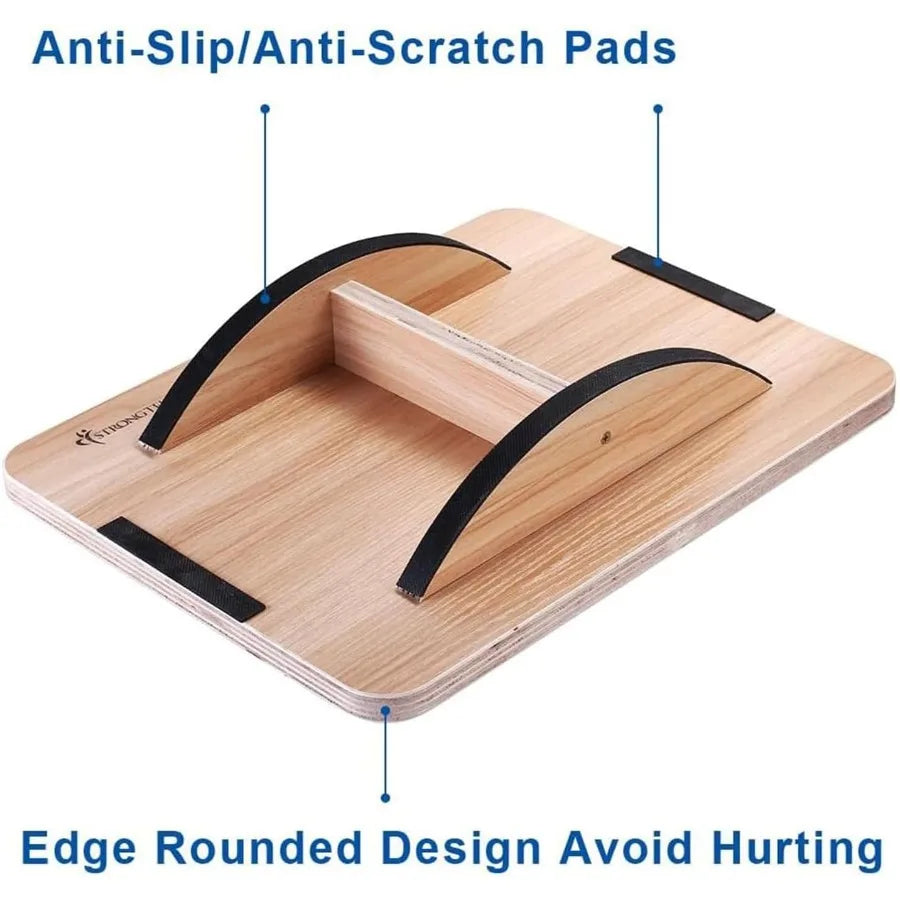 SHXI Wooden Balance Rocker Board For Under Desk Use