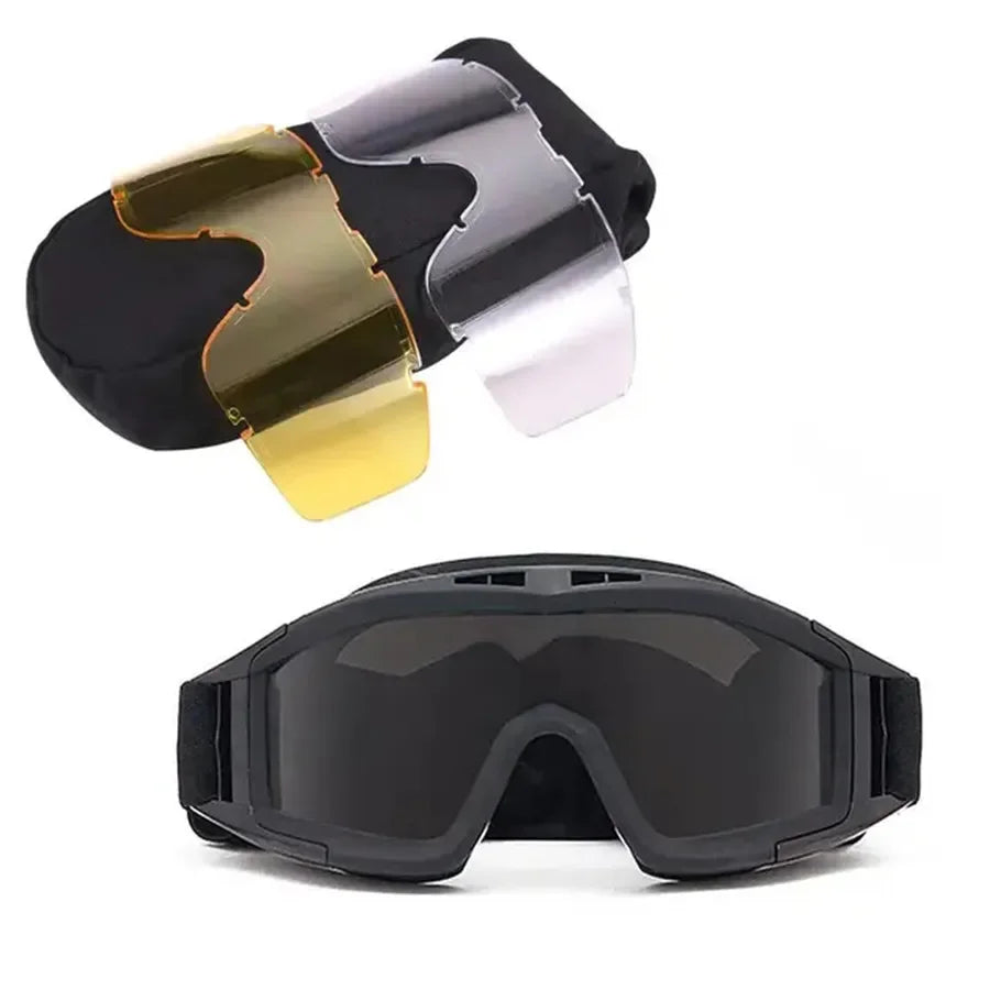 Explosion Proof Tactical Goggles Anti Impact For Airsoft And Paintball