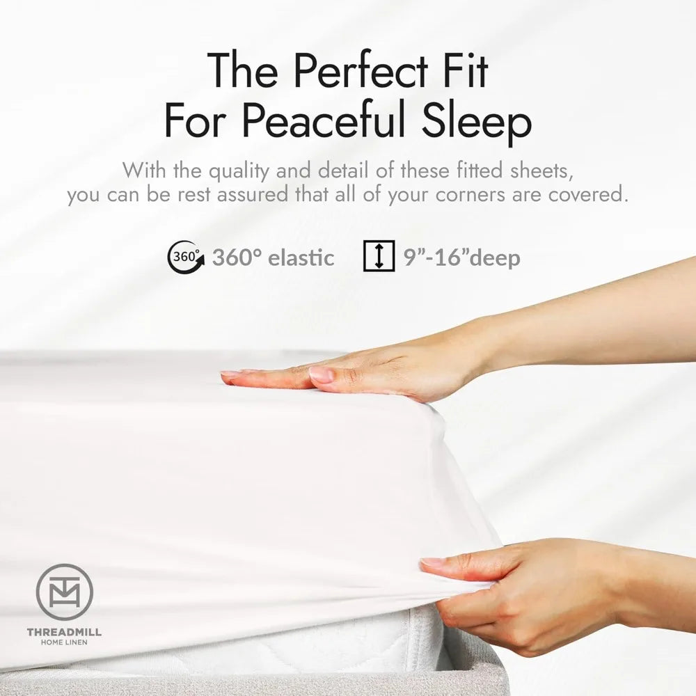 Bamboo Sheet Set 4 Piece Silky Soft Breathable Cooling