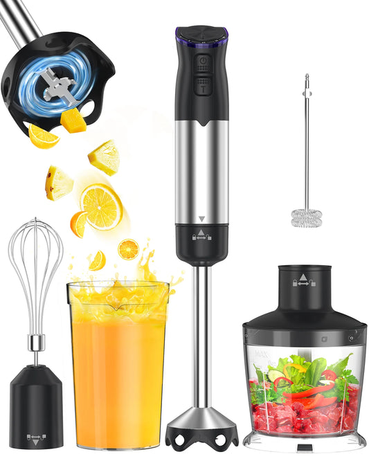 ZHIYU 1000W Electric Immersion Handheld Blender Five In One Kitchen