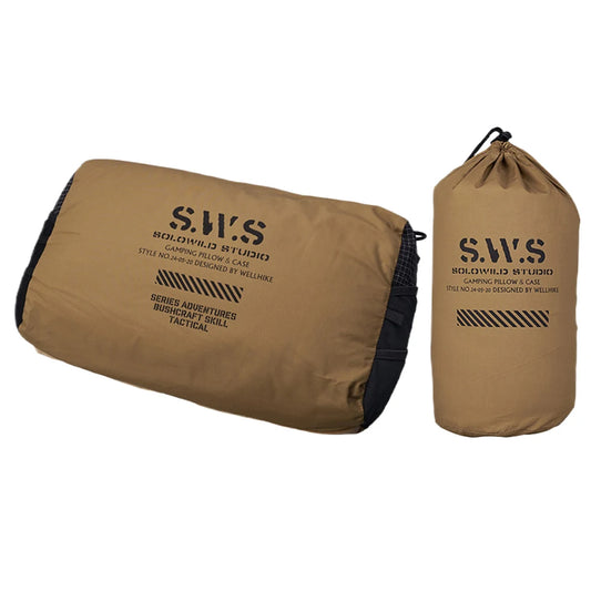 ALLOYSEED Ultralight Memory Foam Travel Pillow Backpacking With Removable Cover