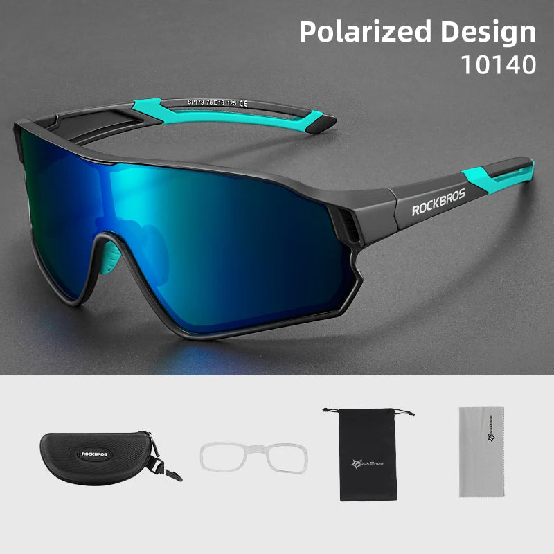 ROCKBROS Polarized UV400 Sunglasses for Outdoor Cycling