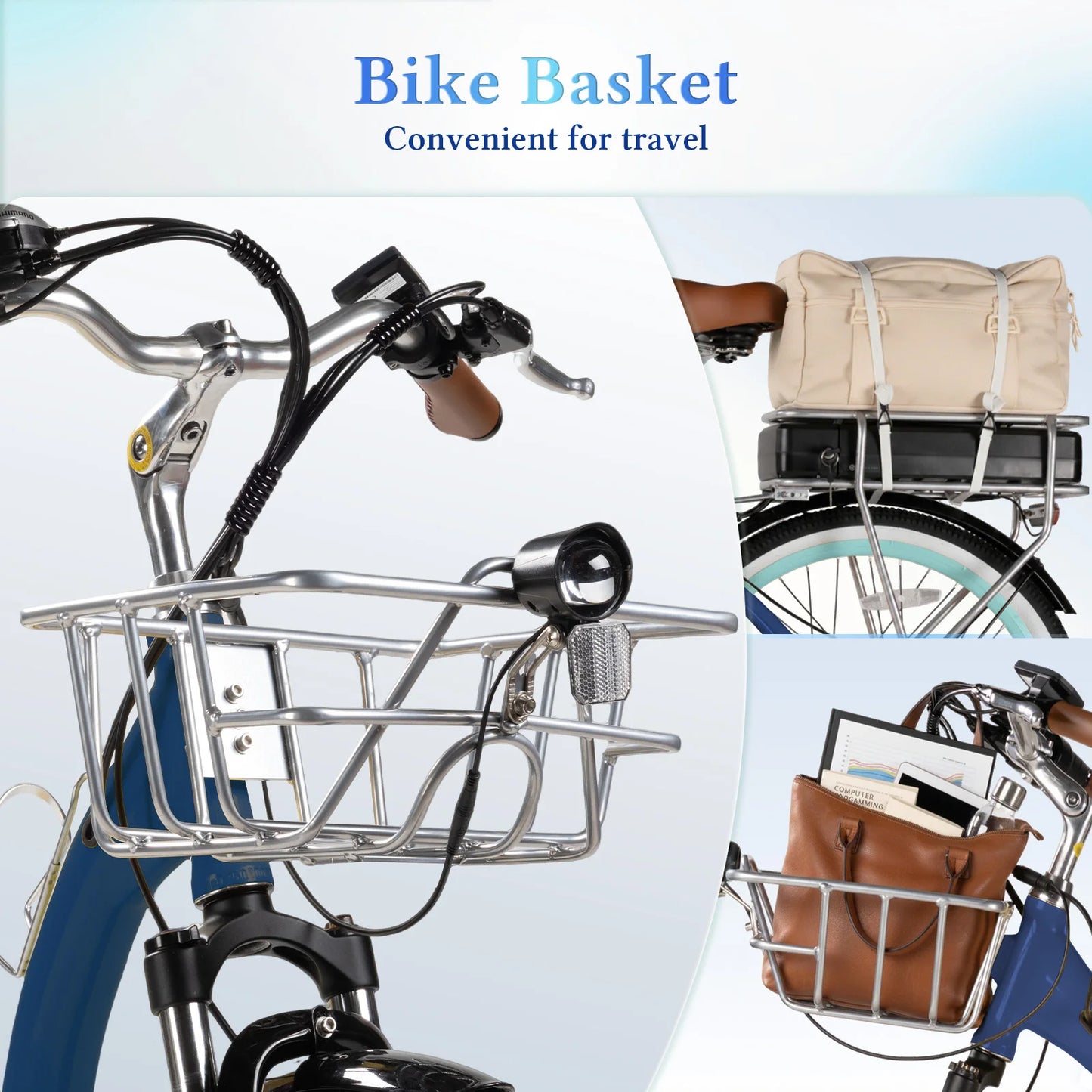 DDC SPORT Step Through Electric Bike For Adults Removable 48V 15.6Ah Battery