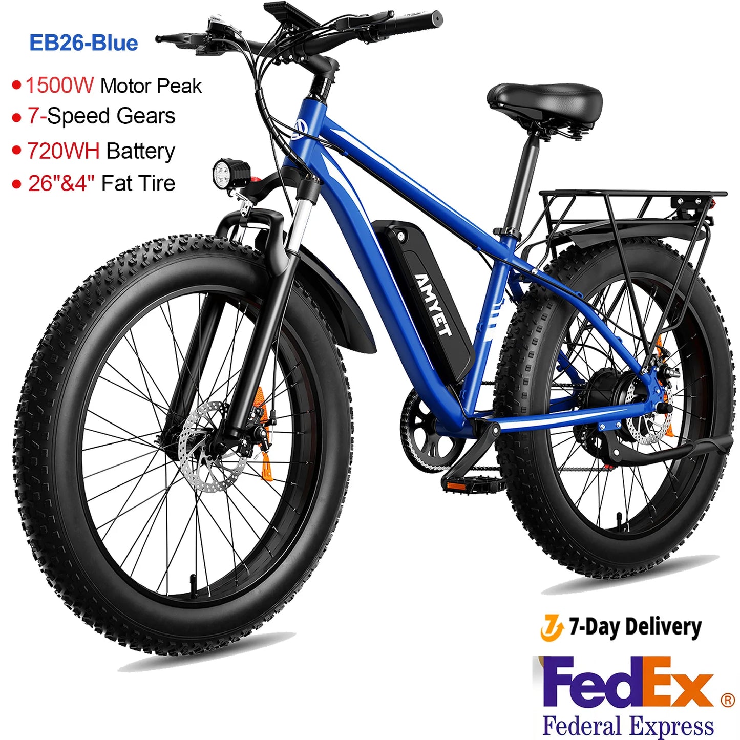 AMYET EB26 Electric Fat Tire Bike