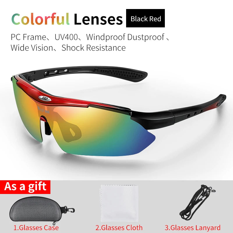 West Biking UV400 Sports Sunglasses for Cycling and Outdoors