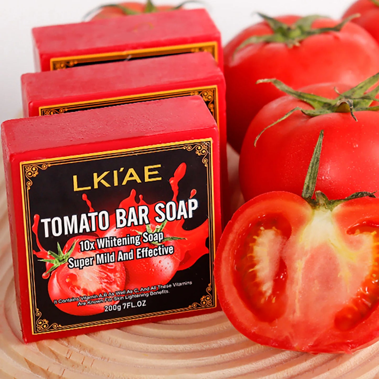 AILKE Tomato Fruit Scented Natural Bar Soap Whitening