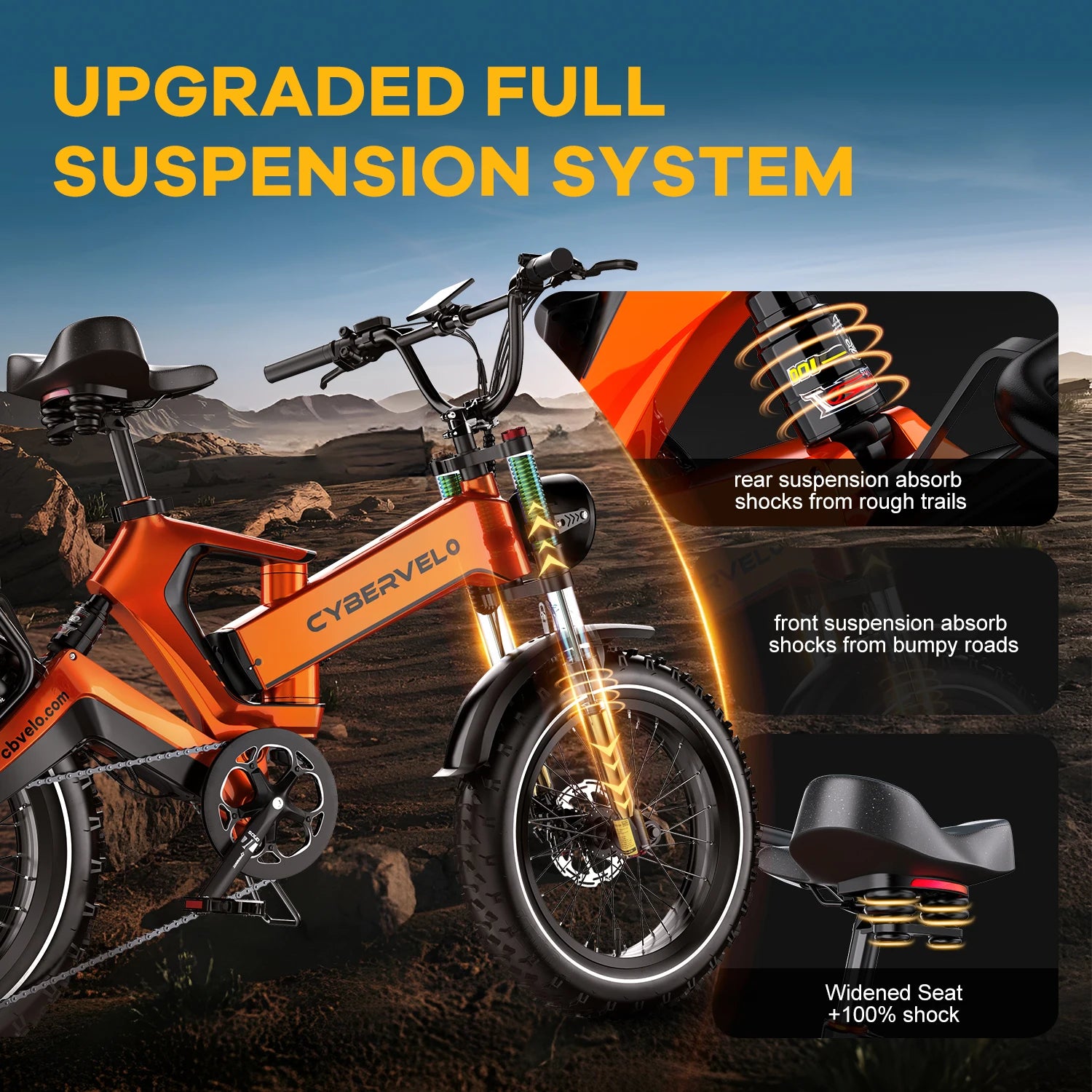 CYBERVELO EK6 Foldable Electric Bike
