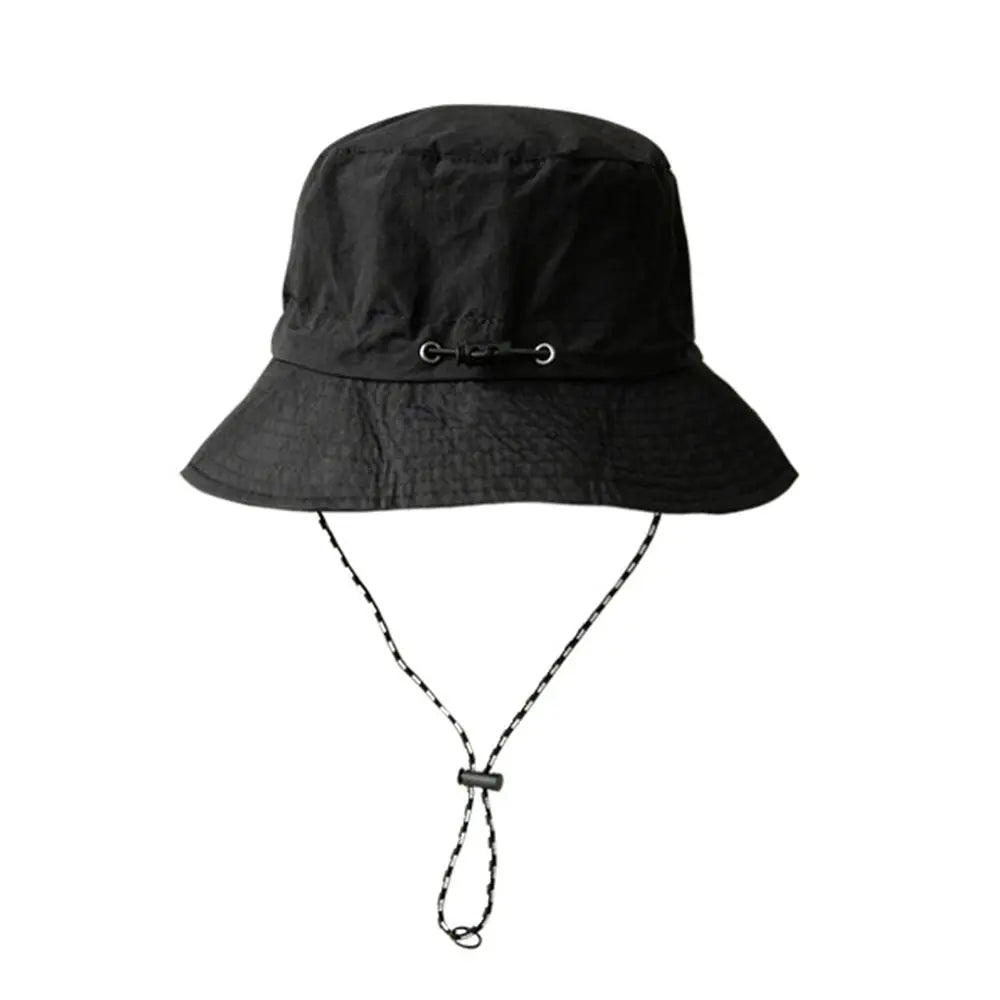 NONECN Summer Sun Protection Waterproof Panama Hat With Storage Bag