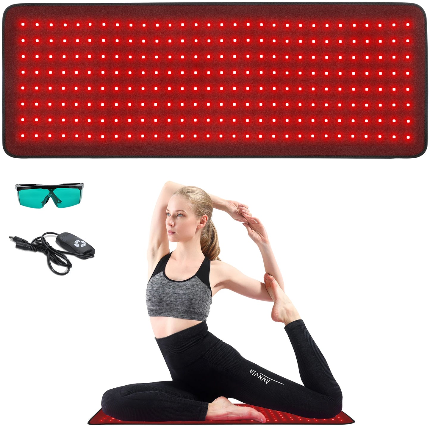 LOVTRAVEL Near Infrared Therapy Pad For Full Body 660nm 850nm