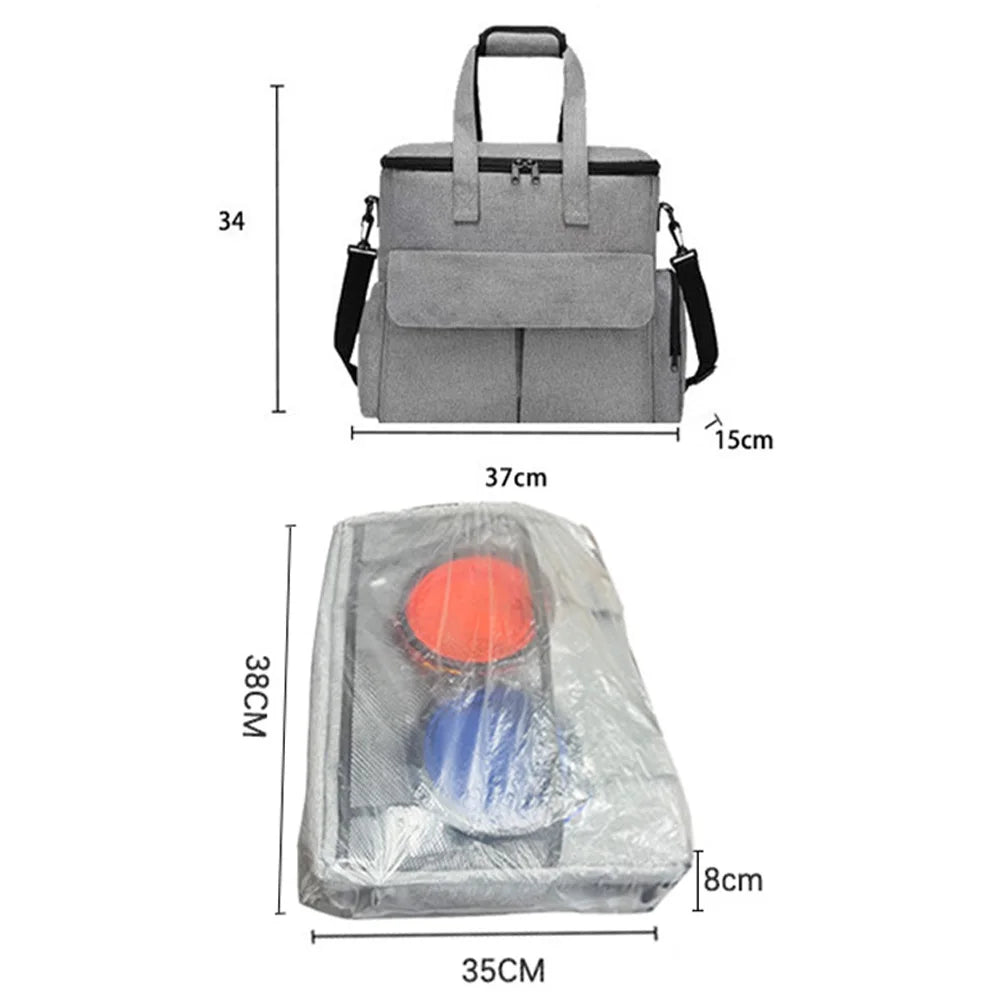 TWISTER.CK Dog Travel Backpack Organizer With Food Bags And Bowls