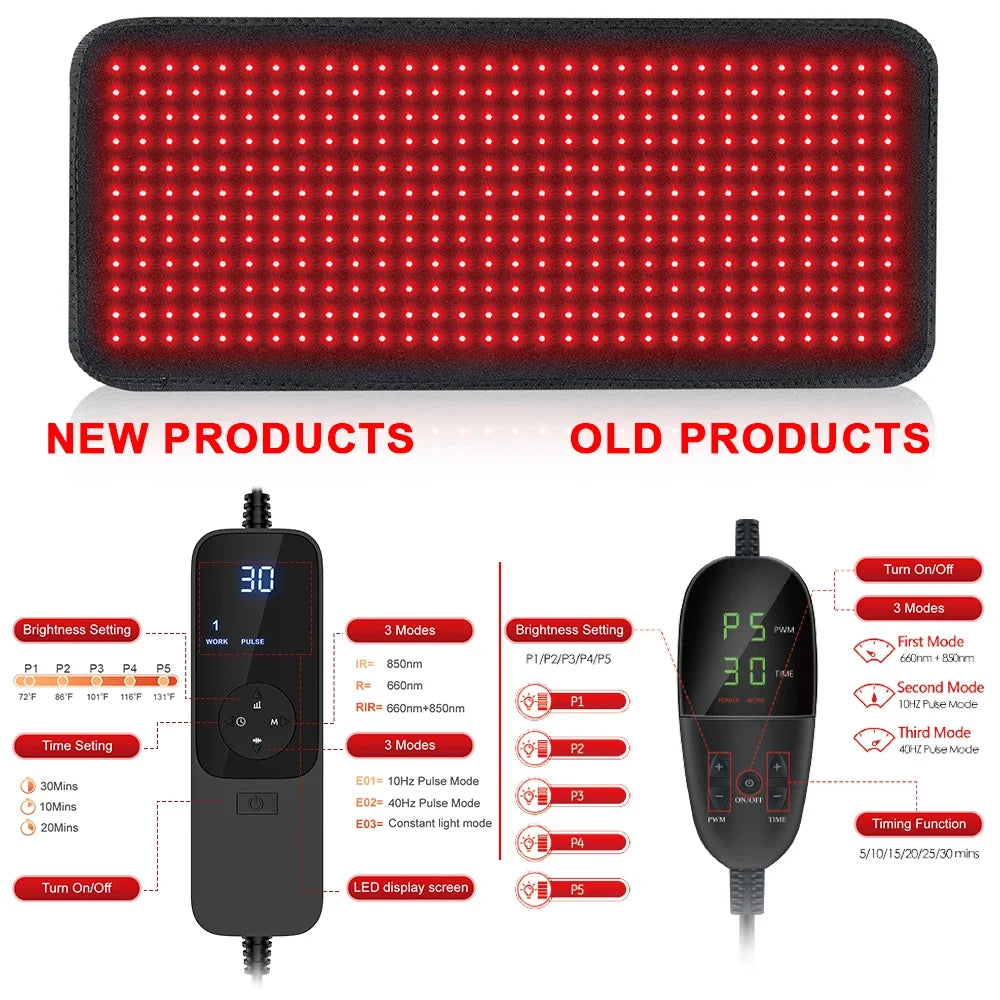 Astarexin Infrared Light Therapy Heating Pad for Body Pain Relief