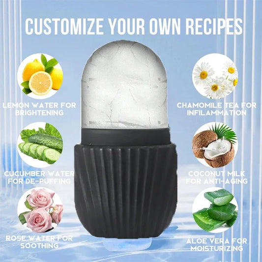 Stainless Steel Ice Face Roller For Facial Skin Care Tools