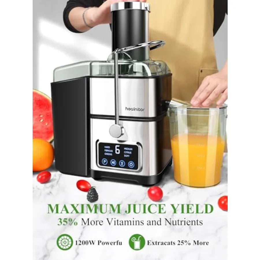 MDNG 1200W 6-Speed LCD Centrifugal Juicer For Vegetables