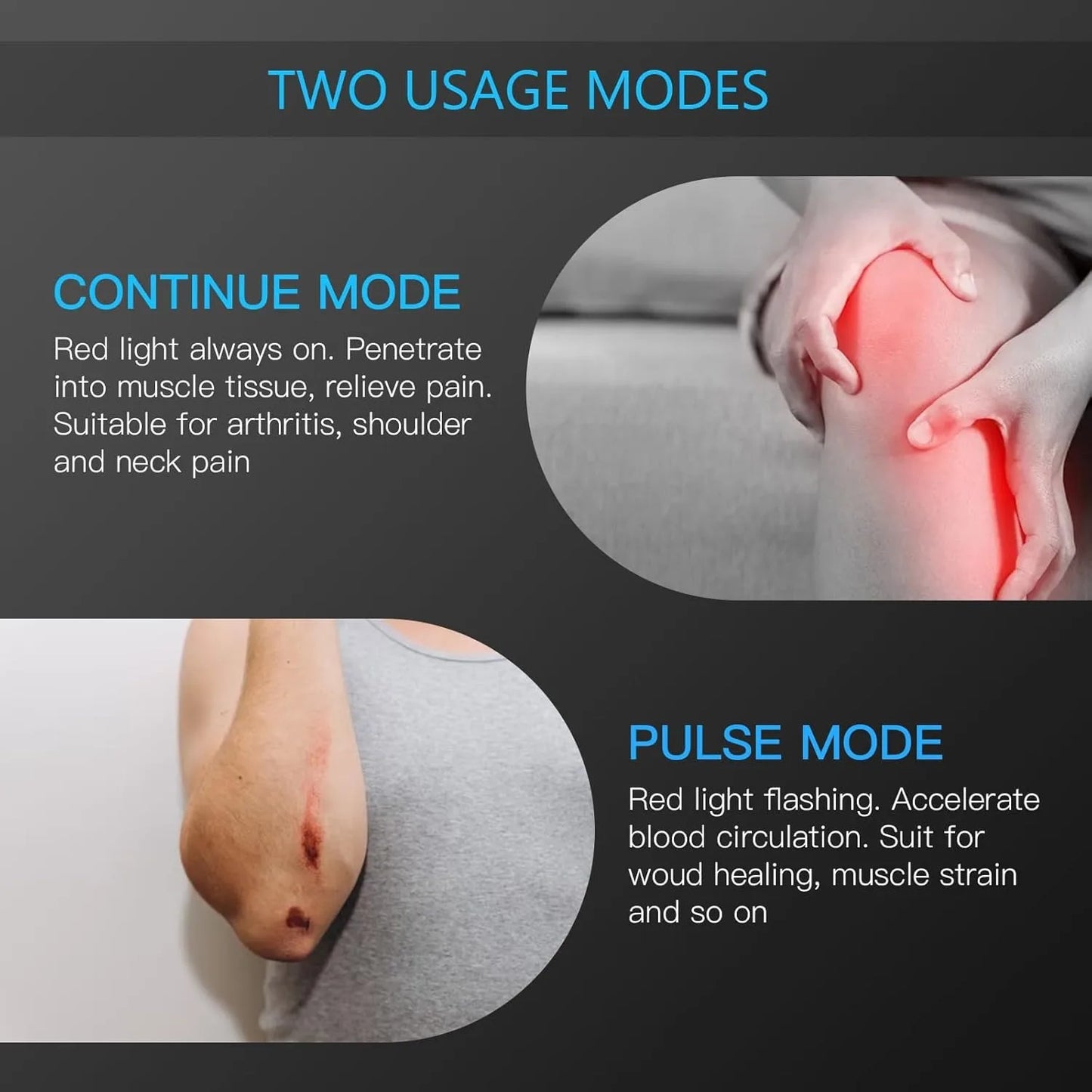 KTSElectronic Portable LLLT Therapy For Body Pain Relief