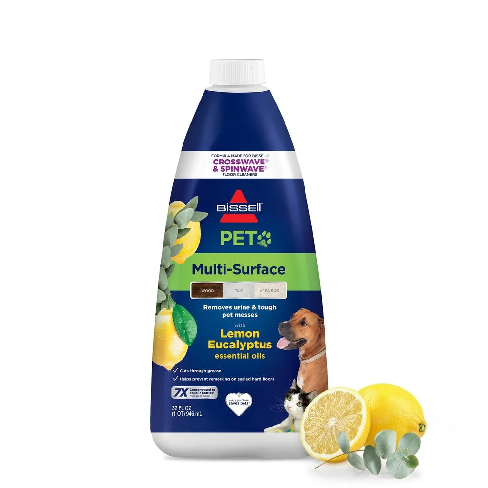 Pet Multi Surface Floor Cleaner Lemon Eucalyptus Streak Free