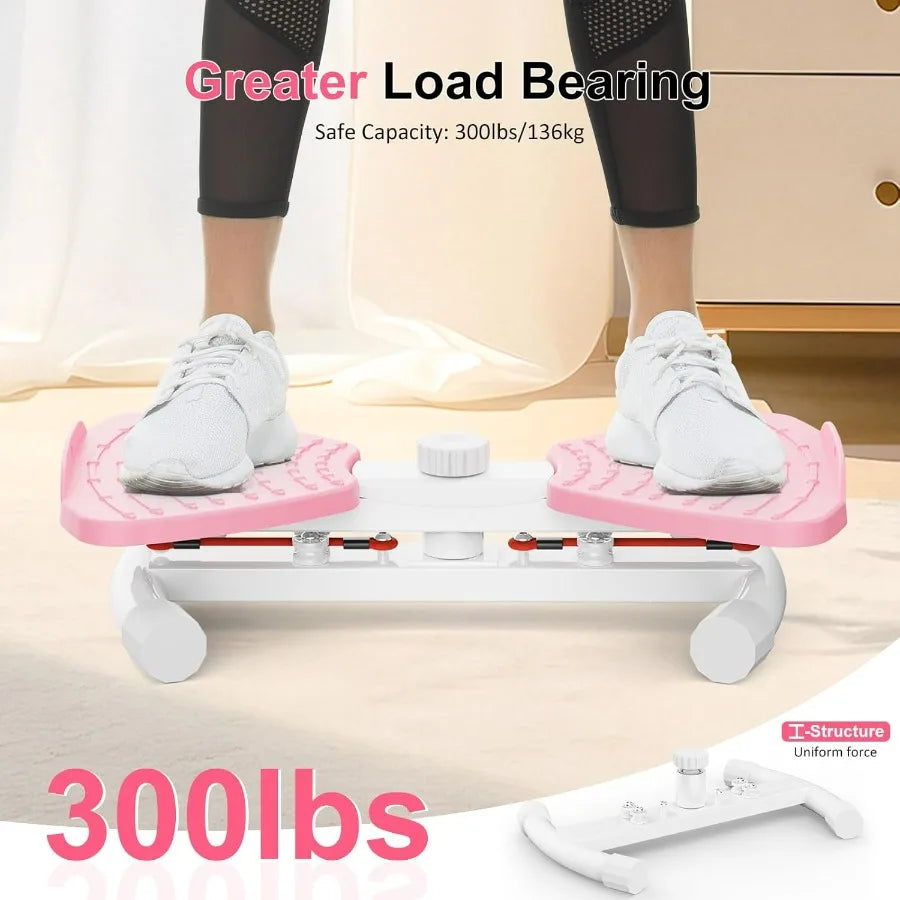 Waist Twister Machine With Resistance Band Silent Twist Board Core