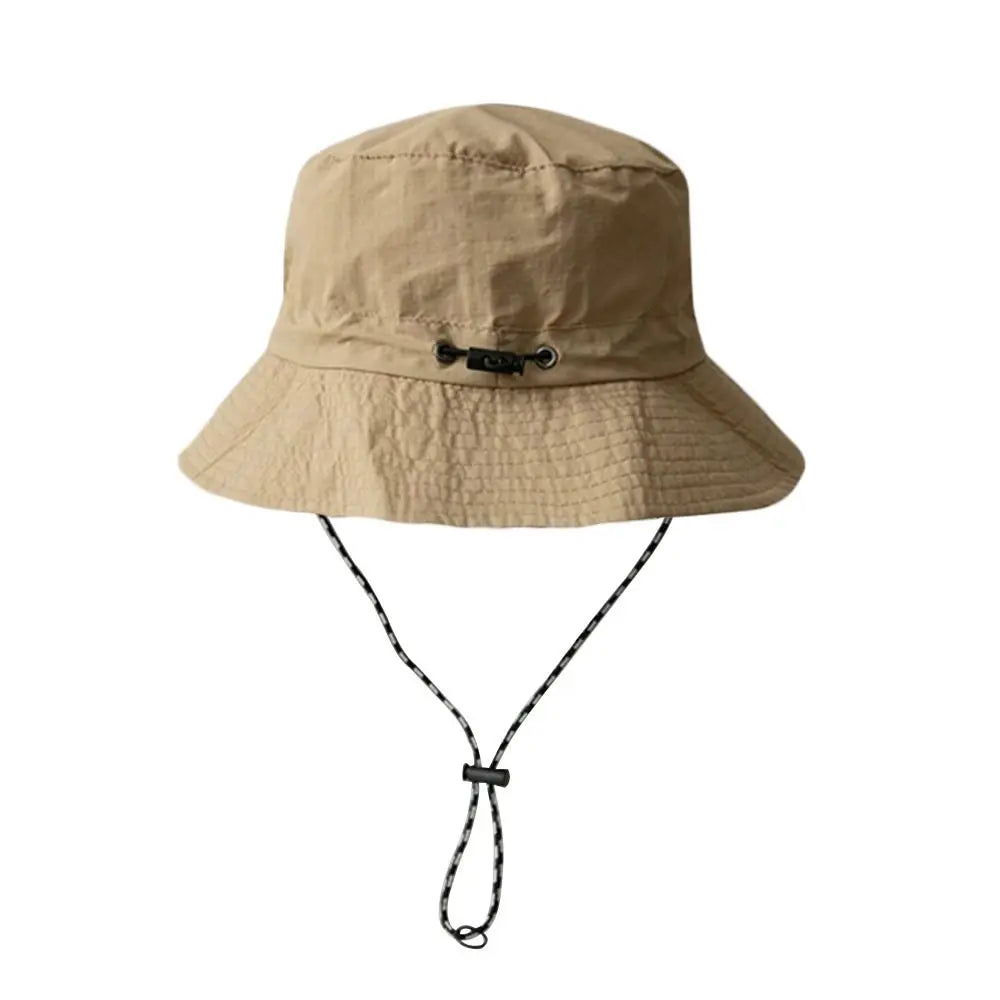 NONECN Summer Sun Protection Waterproof Panama Hat With Storage Bag