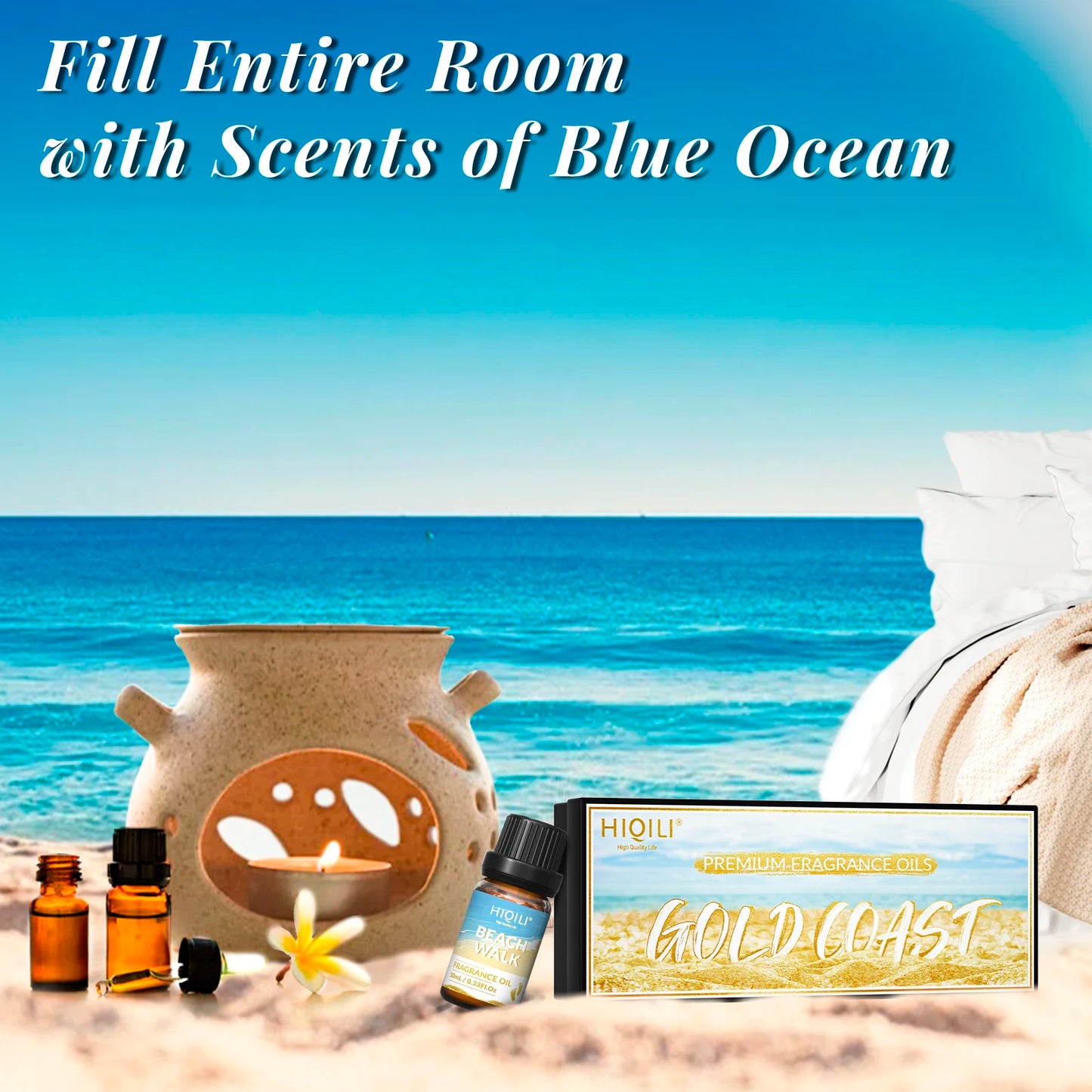 Hiqili Fragrance Oil Set Pure Essential Oils For Diffuser Crafting