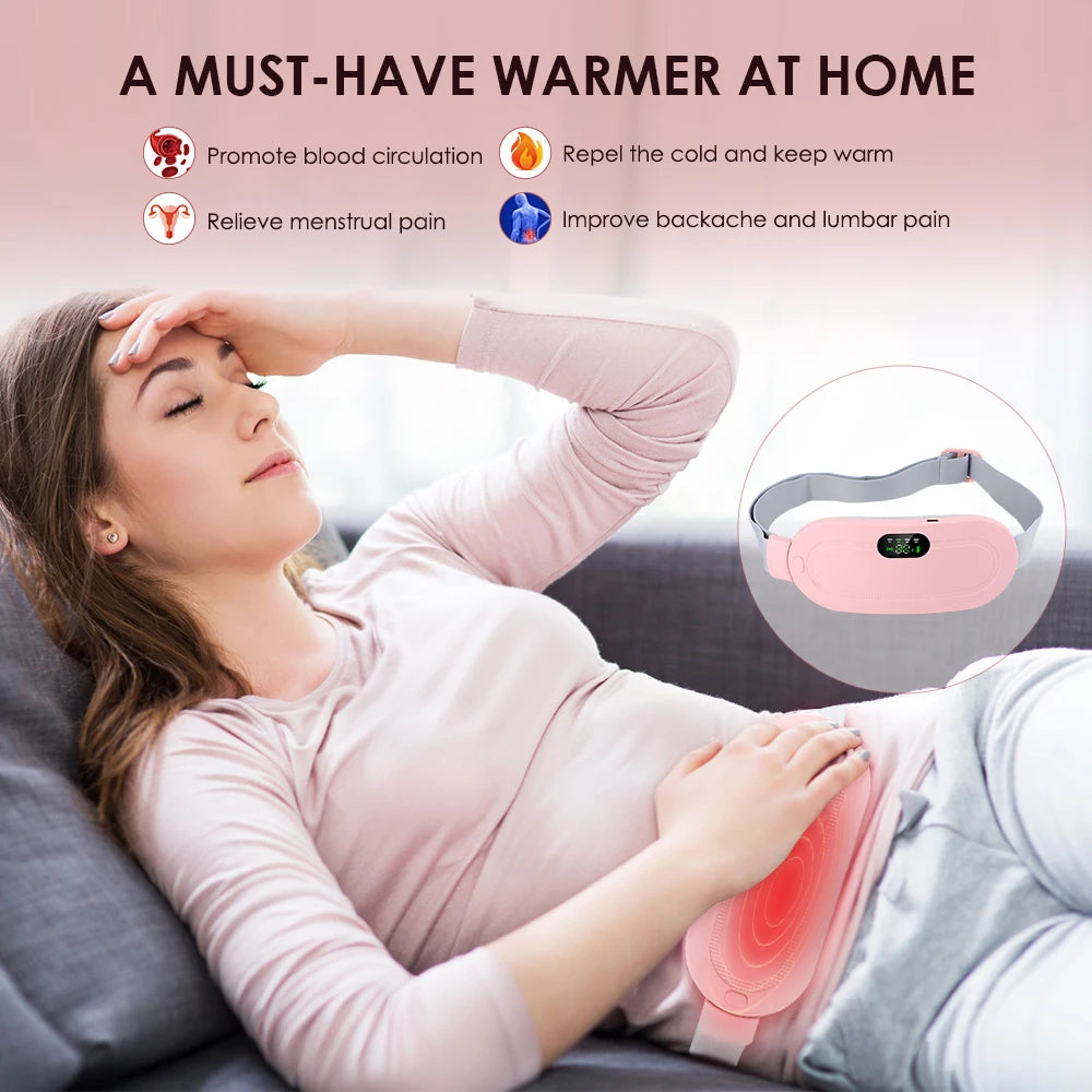 Hailicare Lady Menstrual Heating Pad Hot Compress Belt Pain Relief