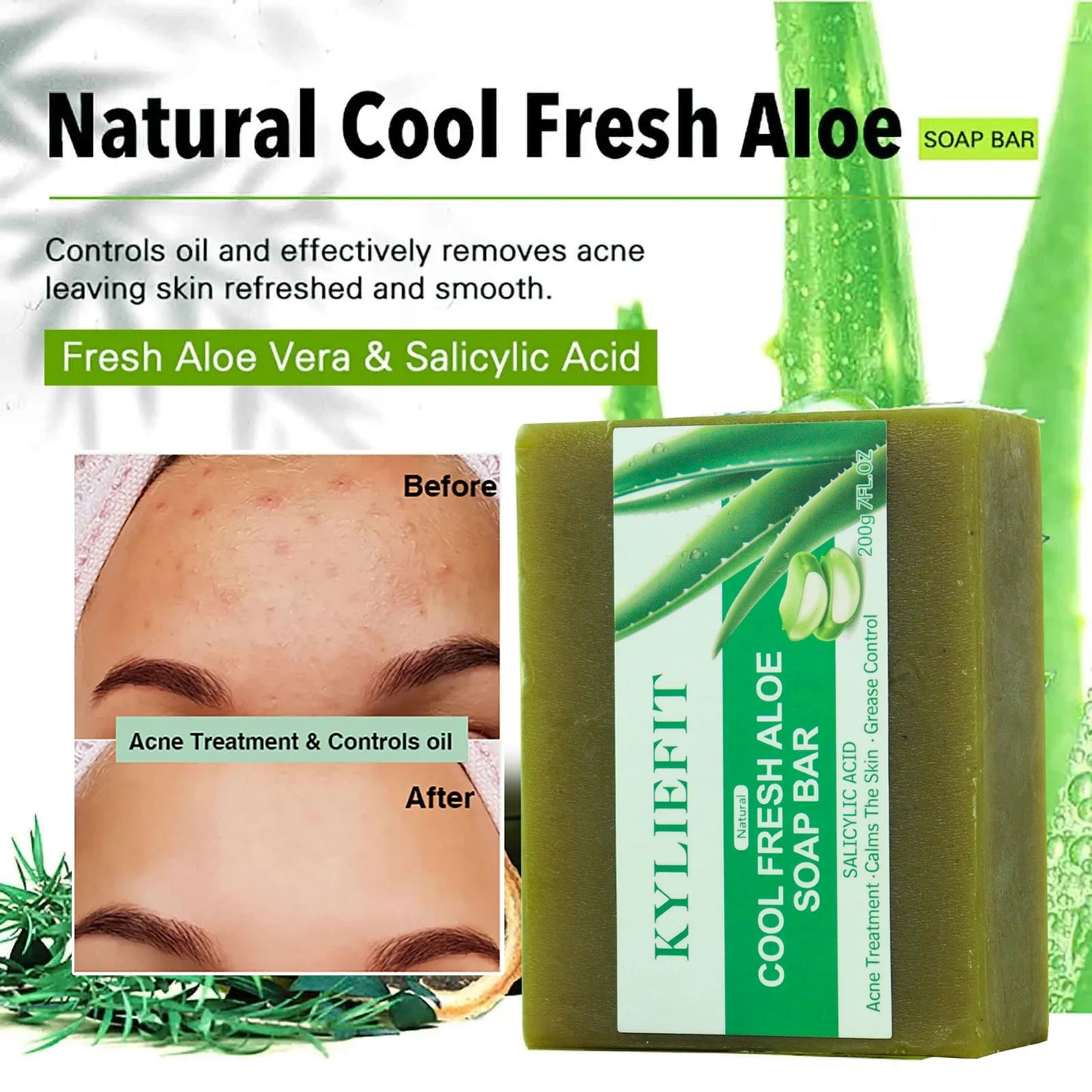 AILKE Natural Vanilla Aloe Scrub AHA 10 For Face Daily