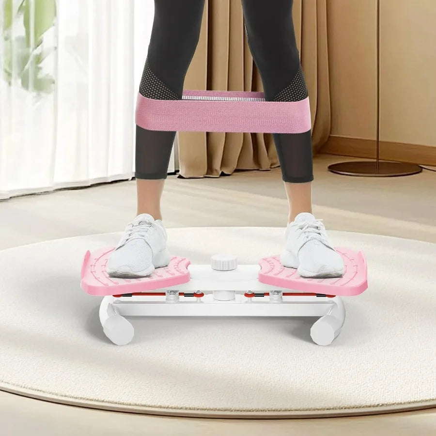 Waist Twister Machine With Resistance Band Silent Twist Board Core