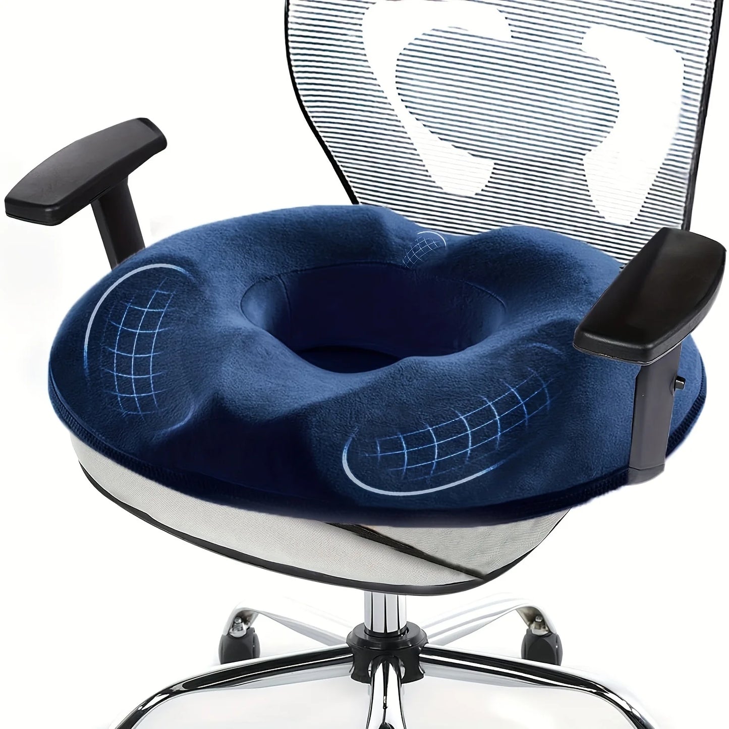Orthopedic Memory Foam Donut Pillow Coccyx Seat Cushion