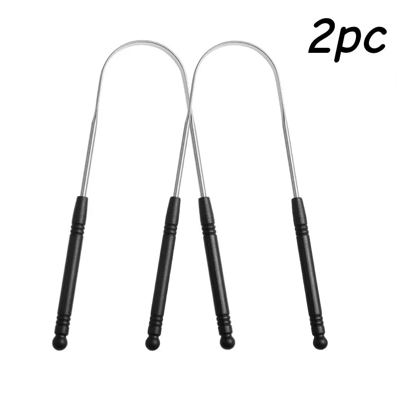 Stainless Steel Tongue Scraper For Bad Breath And Oral Hygiene