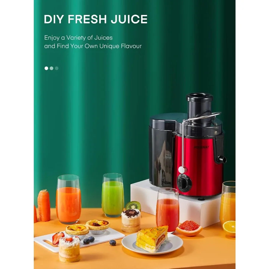 MDNG Centrifugal Juicer 400W Motor High Speed Juice Extractor