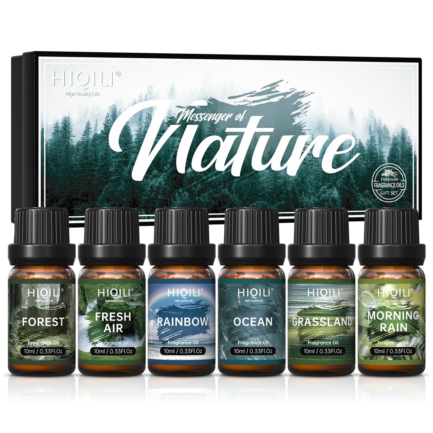 Hiqili Fragrance Oil Set Pure Essential Oils For Diffuser Crafting