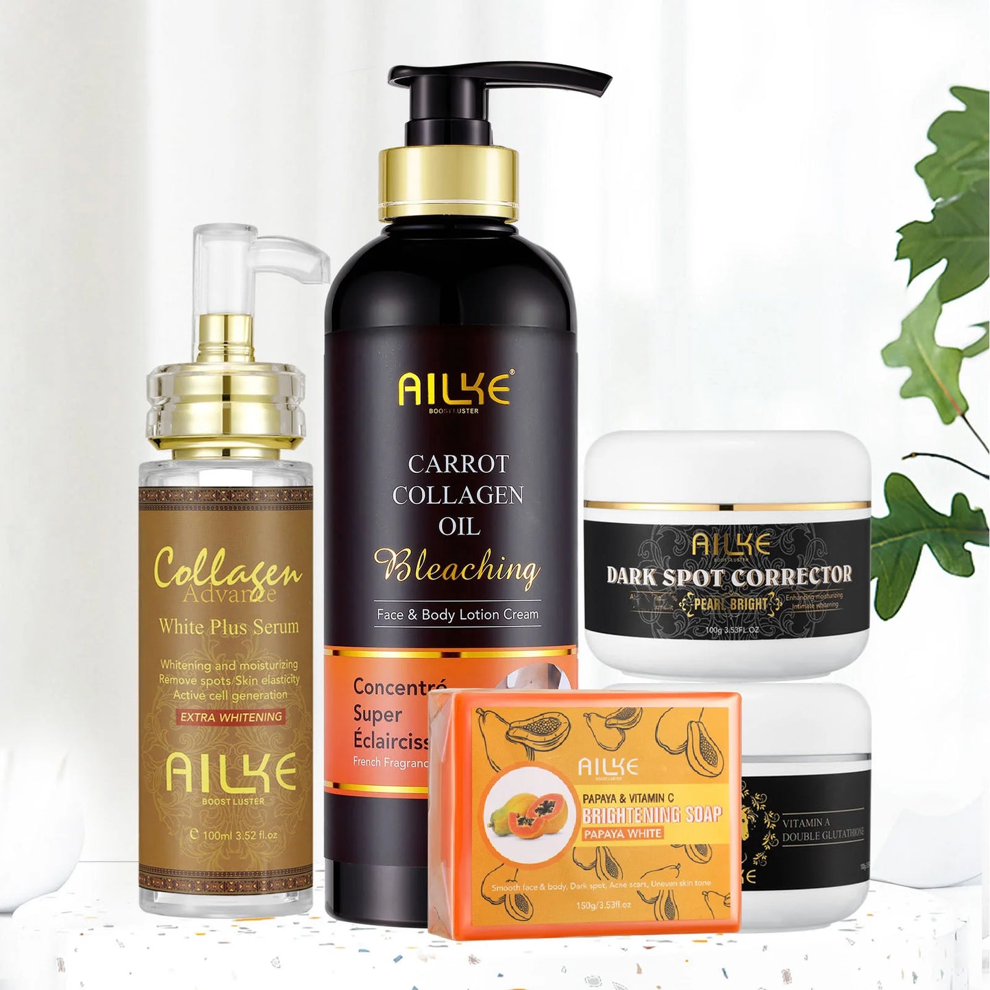 AILKE Collagen 5 in 1 Skincare Kit for Radiant Skin