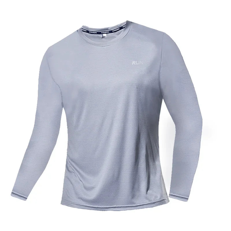 ice silk long sleeve quick dry t shirt