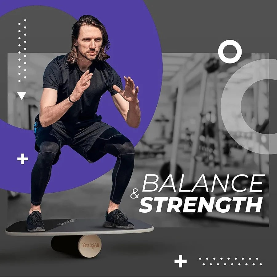 SHXI Balance Board Surf Trainer for Core Strength and Balance