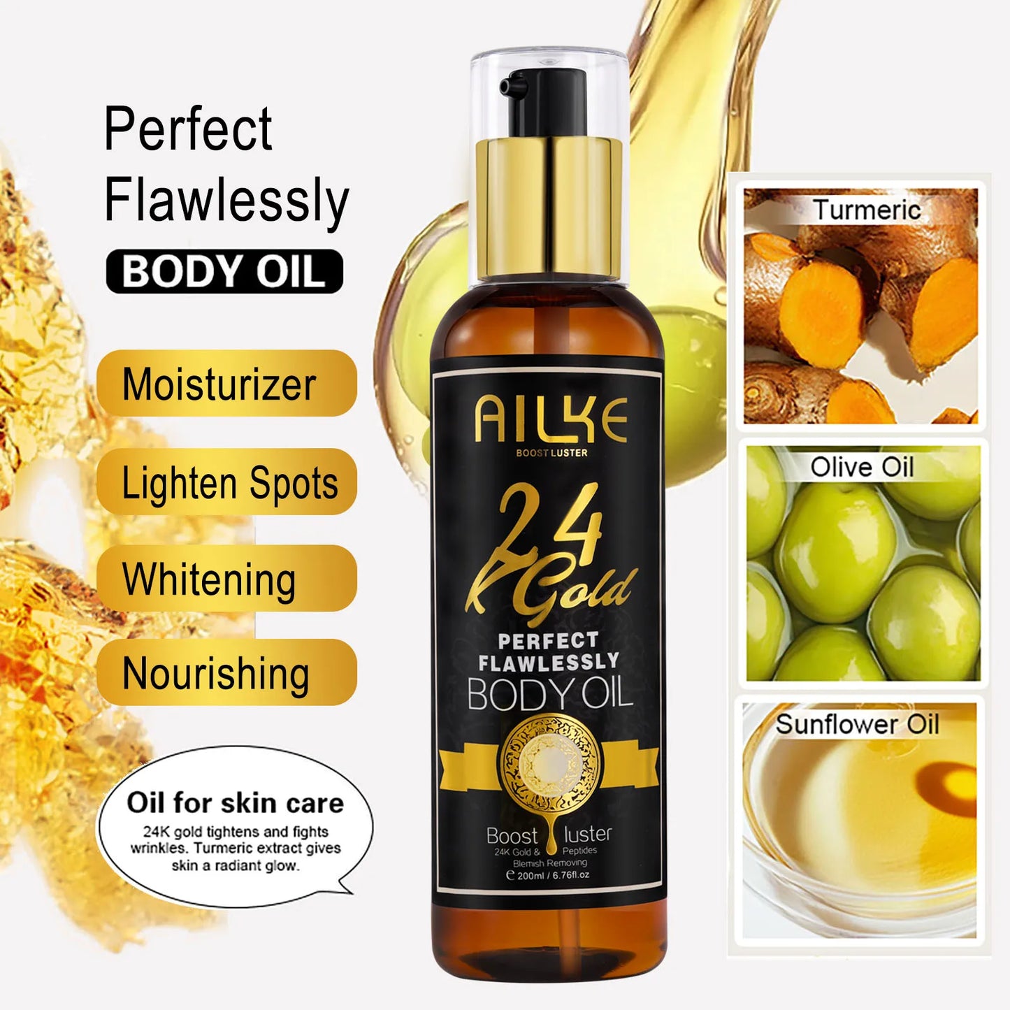 AILKE Whitening Cleanser For Dark Spots And Moisturizing Skin Care