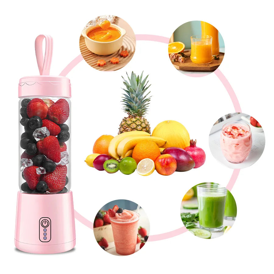 Portable USB Rechargeable Smoothie Maker For Protein Shakes