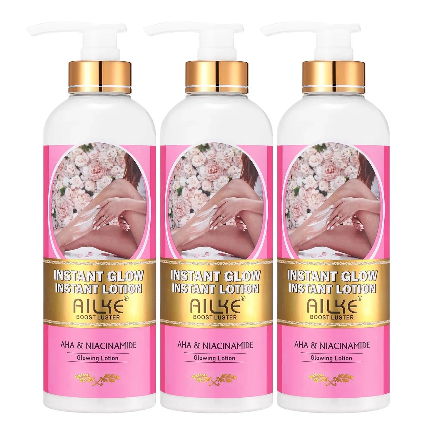 skin brightening set for acne stains moisturizing