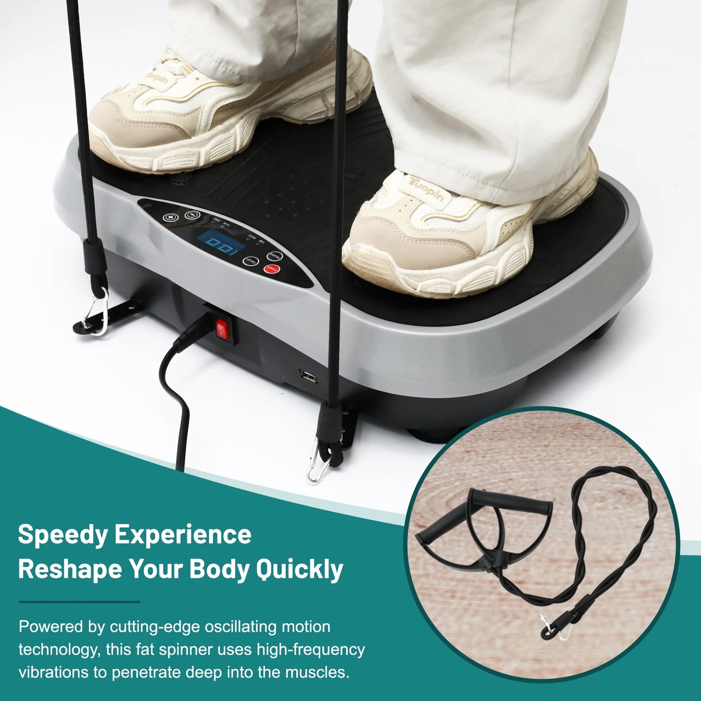 N Vibration Plate Exercise Machine for Home Fitness Fat Burning and Shaping