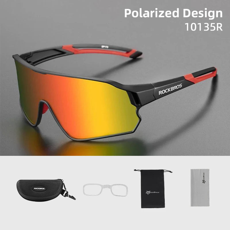 ROCKBROS Polarized UV400 Sunglasses for Outdoor Cycling