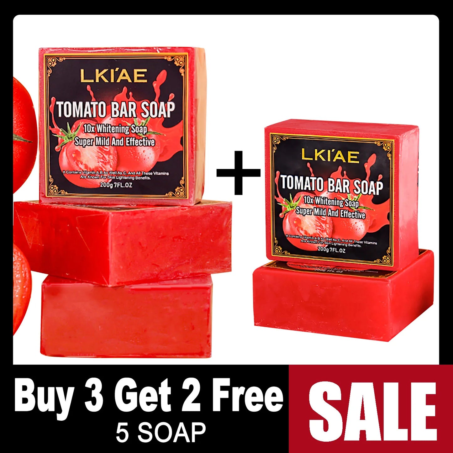 AILKE Aloe Vera Whitening Soap Acne Remover For Radiant Skin