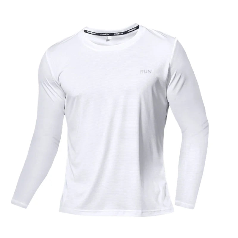 ice silk long sleeve quick dry t shirt