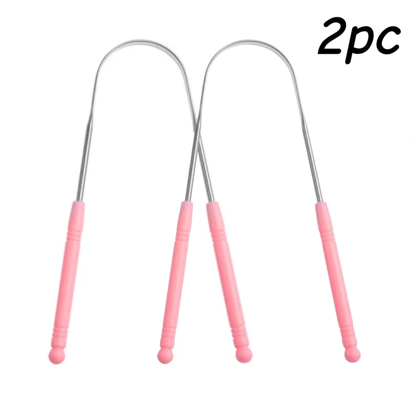 Stainless Steel Tongue Scraper For Bad Breath And Oral Hygiene