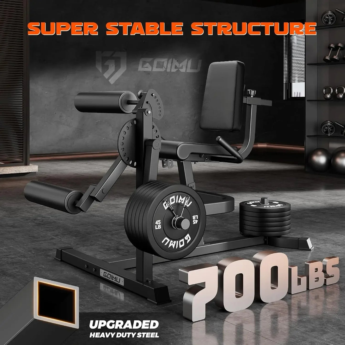 Leg Extension And Curl System 4 In 1 LowerBody Exercise