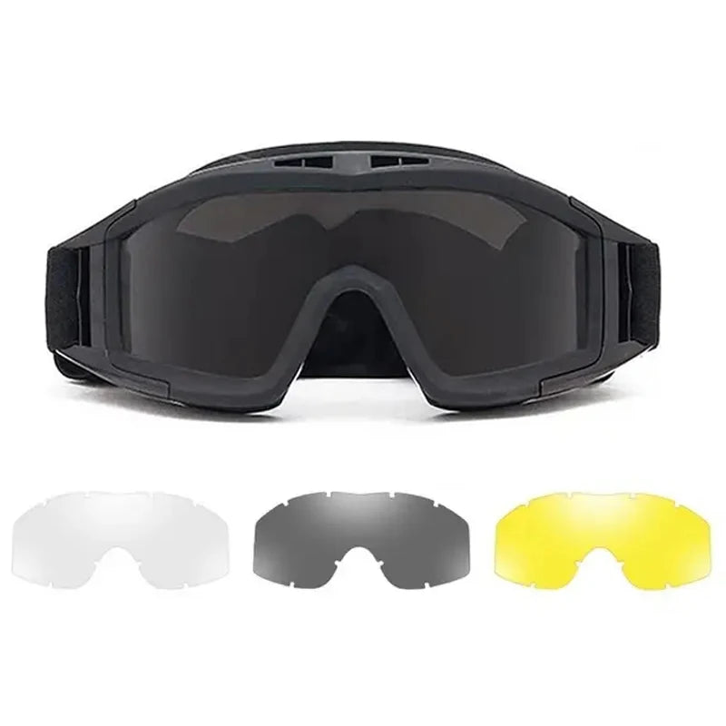 Explosion Proof Tactical Goggles Anti Impact For Airsoft And Paintball