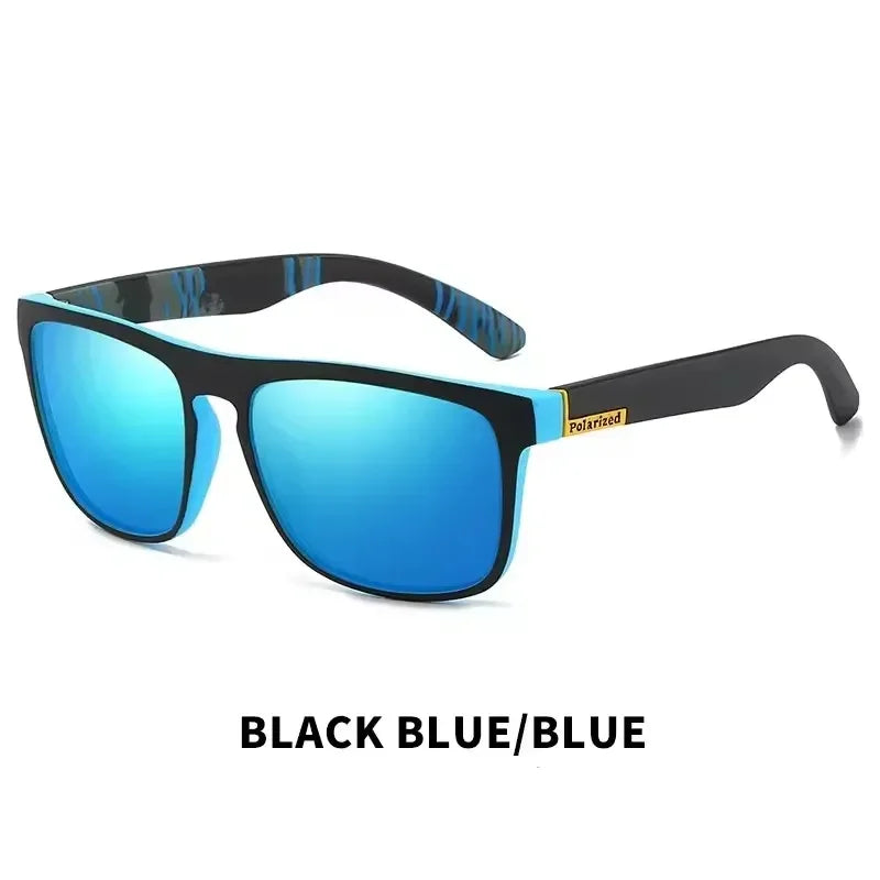 Polarized UV400 Sunglasses Square Frame Metal Eyewear For Men Women