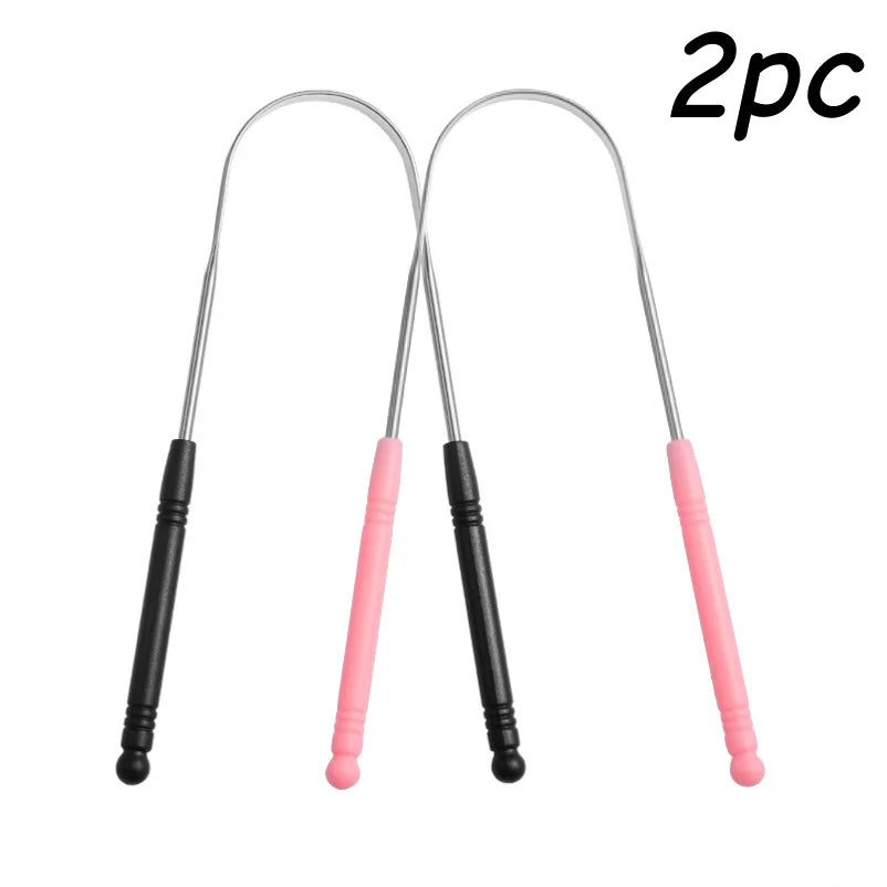 Stainless Steel Tongue Scraper For Bad Breath And Oral Hygiene