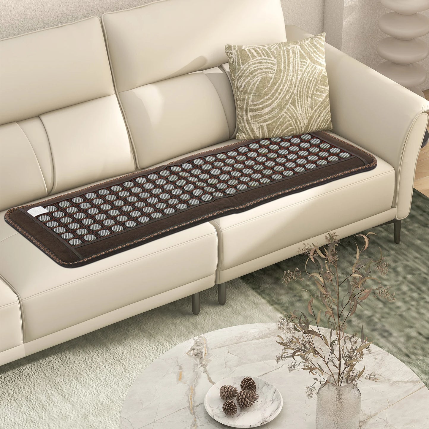 100W 110V Natural Infrared Jade Heating Pad With Controller