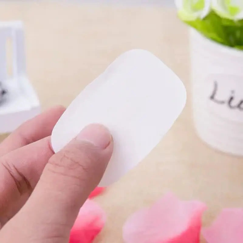 Soap Paper Portable Hand Washing Sheets Travel Scented Soap Tablets