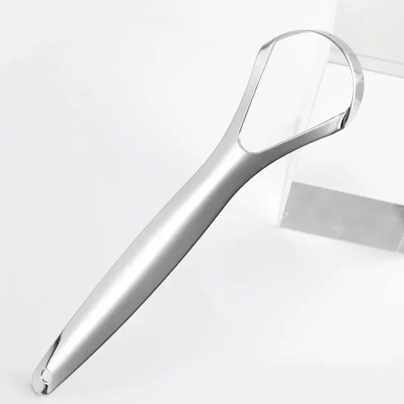 YJYIBEI Non-Slip Tongue Scraper Stainless Steel Portable Case