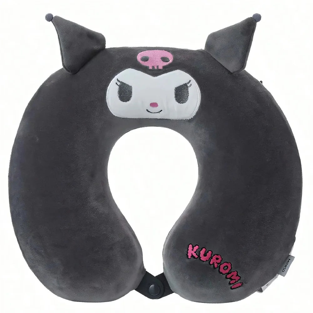 MINISOCN Sanrio U Shaped Memory Cotton Neck Pillow for Adults